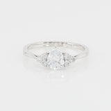 Pear Side Stone Ring