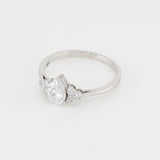 Pear Side Stone Ring
