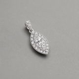 Marquise Halo Pendant