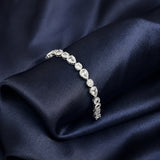 Pear & Round Alternate Tennis Bracelet