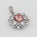 Rosette Blush Pendant