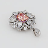 Rosette Blush Pendant