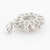 Rosette Blush Pendant