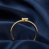 Pear Bypass Ring