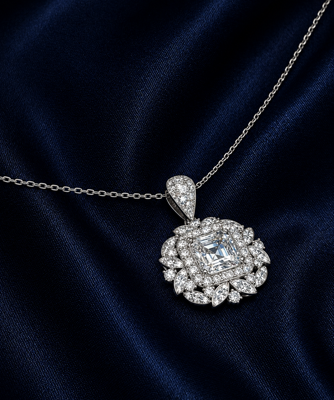 Rosette Halo Pendant