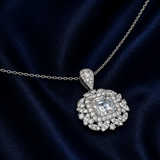 Rosette Halo Pendant