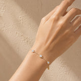 Petal Frame Station Bracelet