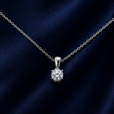 Round Solitaire Pendant