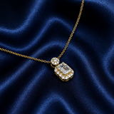 Emerald Halo Pendant