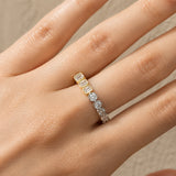 Two-Tone Eternity Band