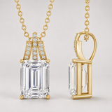 Pillar Emerald Pendant