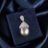 Capped Pearl Pendant