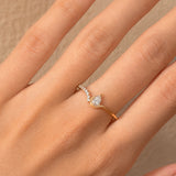 Pear Open Embrace Ring
