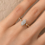 Marquise Side Stone Ring