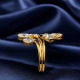 Oval Cascade Ring
