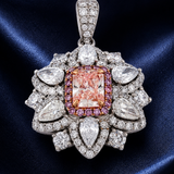 Rosette Blush Pendant