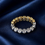 Two-Tone Eternity Band