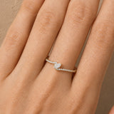 Pear Bypass Ring