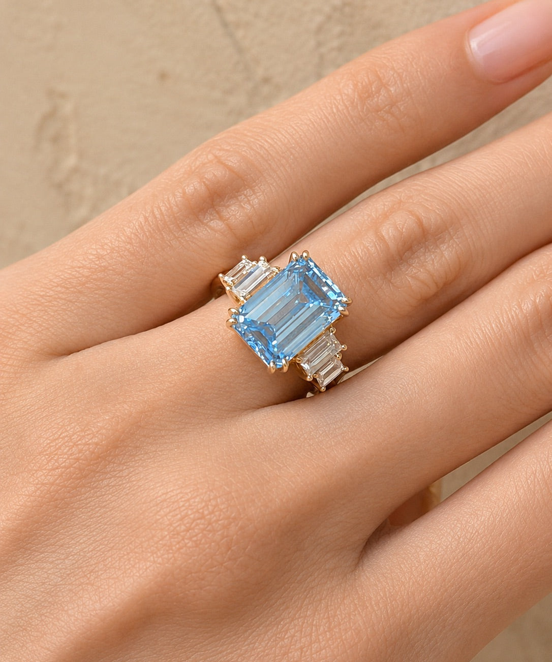 Azure Engagement Ring