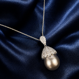 Capped Pearl Pendant