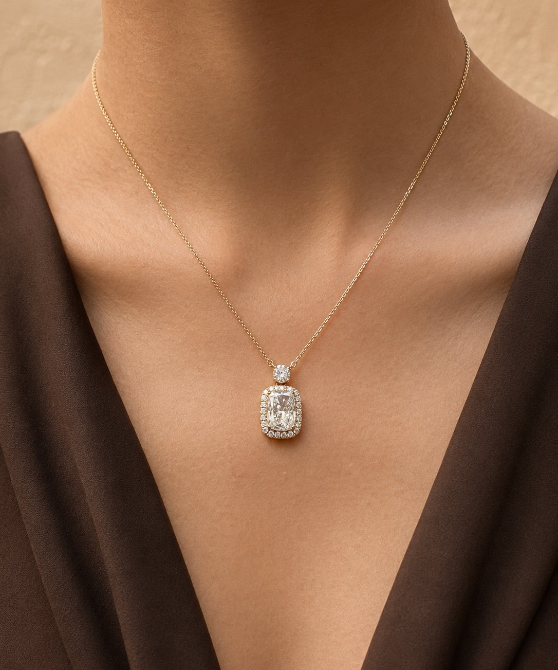 Radiant Halo Necklace