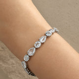 Pear & Round Alternate Tennis Bracelet
