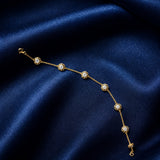 Petal Frame Station Bracelet