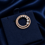 Open Circle Pavé Pendant