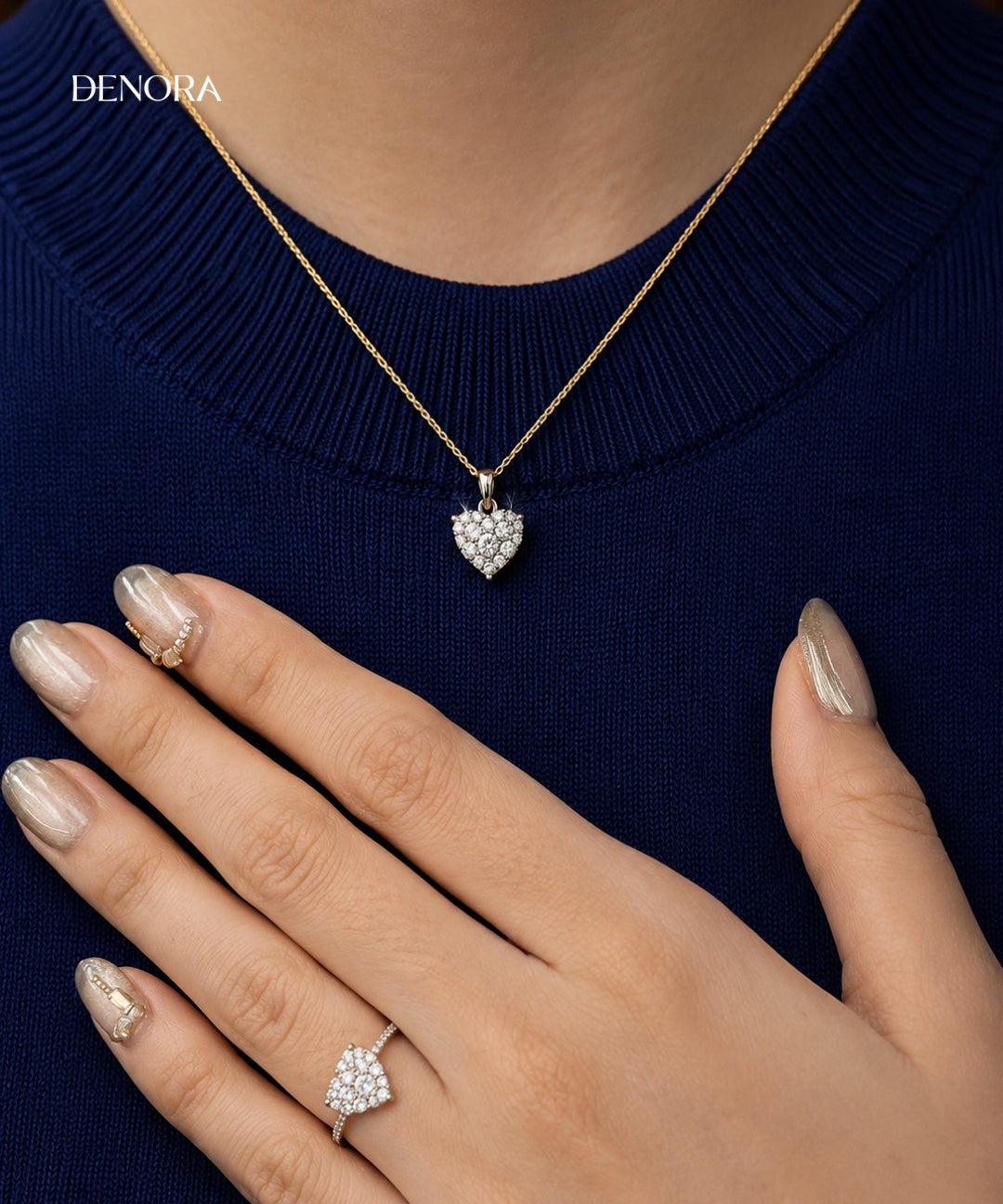 Heart Cluster Pendant