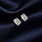 Emerald Solitaire Stud