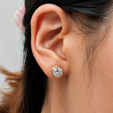 Round Bezel Stud