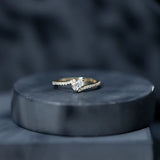Pear Bypass Ring