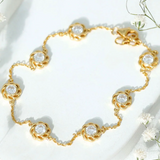 Petal Frame Station Bracelet
