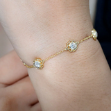 Petal Frame Station Bracelet