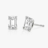 Emerald Solitaire Stud