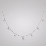 7 Stone Station Necklace