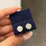 Round Solitaire Stud 2ct