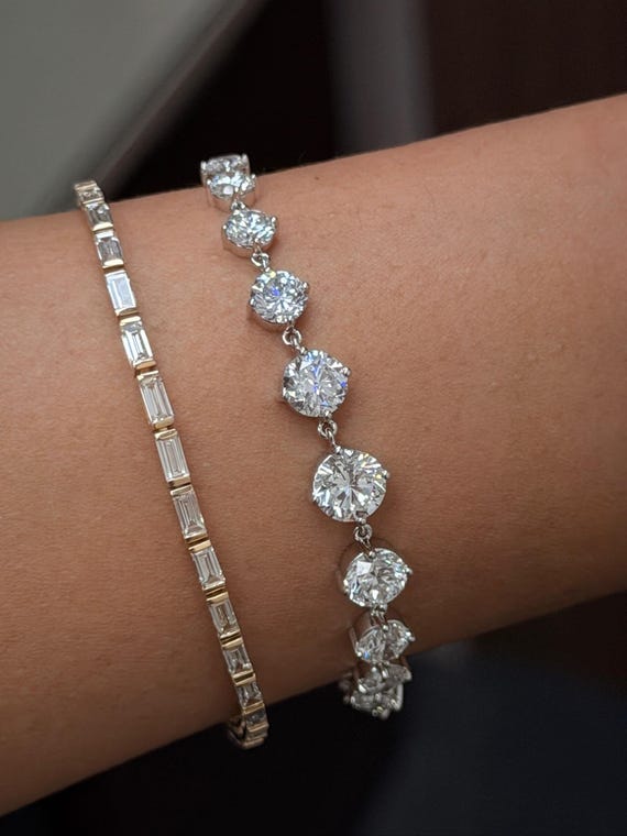 Graduated Tennis Bracelet – photo 3