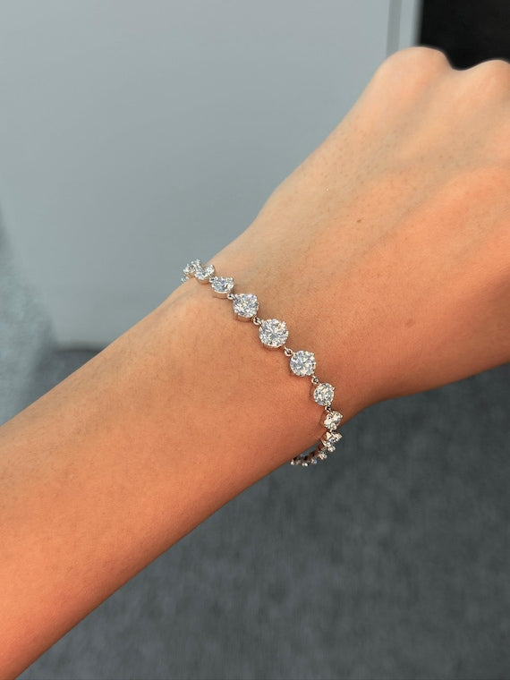 Graduated Tennis Bracelet – photo 2
