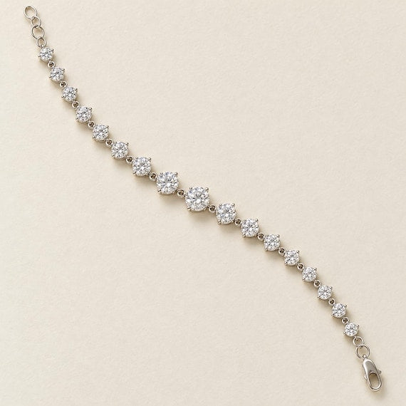 Graduated Tennis Bracelet