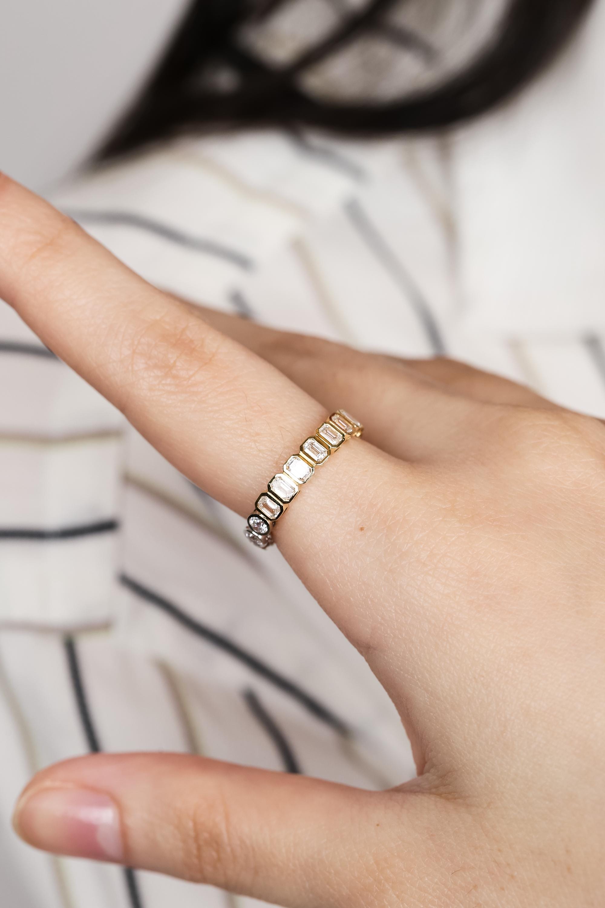 Two-Tone Eternity Band