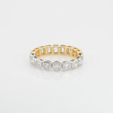 Two-Tone Eternity Band