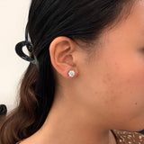 Round Solitaire Stud 1.5ct