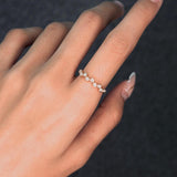 Zigzag Bezel Stacking Ring – photo 2