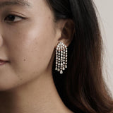 Lab Grown Diamond Chandelier Earrings 11 ct 14K Yellow Gold