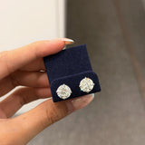 Round Solitaire Stud 3ct