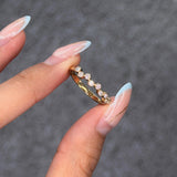 Zigzag Bezel Stacking Ring – photo 3
