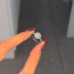 Round Halo Engagement Ring 1.5ct