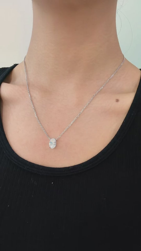 Heart Solitaire Pendant 2CT video